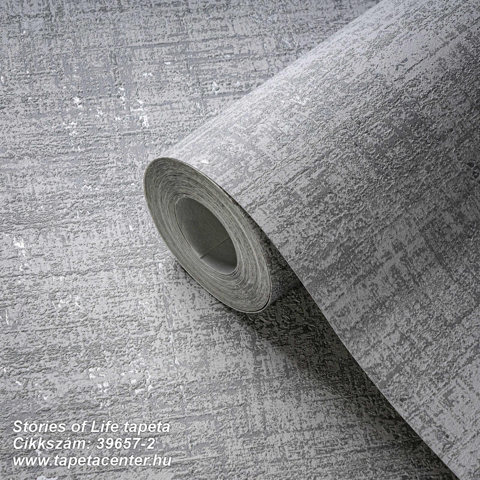 Beton,kőhatású-kőmintás,különleges felületű,ezüst,szürke,lemosható,vlies tapéta 